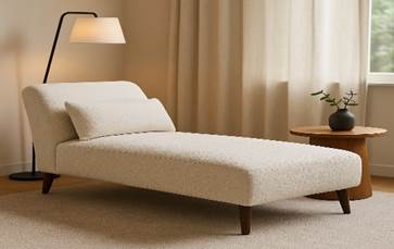 Chaise Longue as a showpiece: Luxury and comfort in one piece